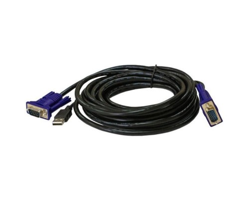 Кабель D-Link DKVM-CU3/B1A solid 3м черный