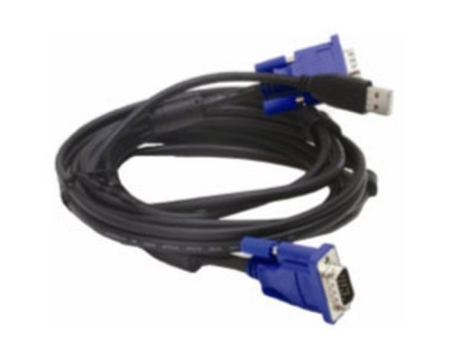 Кабель D-Link DKVM-CU5/B1A solid 5м черный