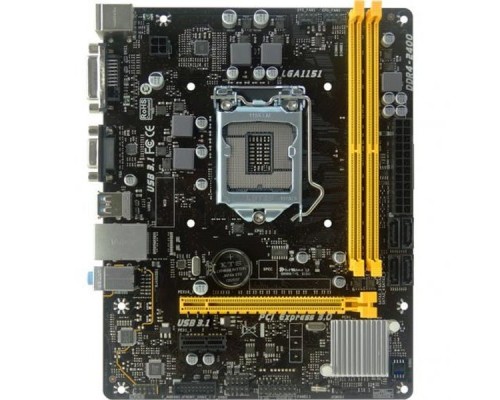 Материнская плата H110MDE, Socket 1151, Intel®H110, 2xDDR4-2400, D-SUB+DVI, 1xPCI-Ex16, 2xPCI-Ex1, 4xSATA3, 8 Ch Audio, GLan, (2+2)xUSB2.0, (2+1)xUSB3.1, 2xPS/2, mATX, RTL