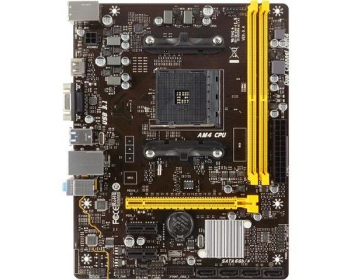 Материнская плата A320MH, Socket AM4, AMD A320, 2xDDR4-2667, D-SUB+HDMI, 1xPCI-Ex16, 2xPCI-Ex1, 4xSATA3(RAID 0/1/10), 8 Ch Audio, GLan, (4+2)xUSB2.0, (2+1)xUSB3.1, 1xPS/2, mATX, RTL,