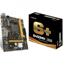 Материнская плата B450MH, Socket AM4, AMD B450, 2xDDR4-2933, D-SUB+HDMI, 1xPCI-Ex16, 2xPCI-Ex1, 4xSATA3(RAID 0/1/10), 1xM.2, 8 Ch Audio, GLan, (2+4)xUSB2.0, (4+2)xUSB3.1, 1xPS/2, mATX, RTL,                                                             