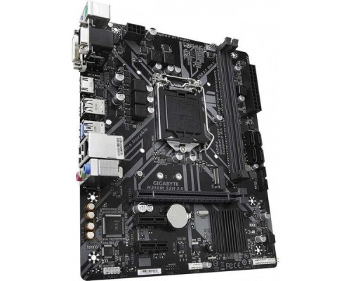 Материнская плата H310M S2H 2.0, Socket 1151, Intel®H310, 2xDDR4-2666, D-SUB+DVI-D+HDMI, 1xPCI-Ex16, 2xPCI-Ex1, 4xSATA3, 1xM.2, 8 Ch Audio, GLan, (4+2)xUSB2.0, (2+2)xUSB3.1, 2xPS/2, mATX, RTL,