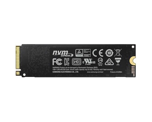 Жесткий диск SSD M.2 2280 500GB Samsung 970 EVO Plus Client SSD MZ-V7S500BW PCIe Gen3x4 with NVMe, 3500/3200, IOPS 480/550K, MTBF 1.5M, 3D NAND TLC, 512MB, 300TBW, NVMe 1.3, RTL  (628116)