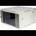 Шкаф настенный серии Pro, 3-секционный, 9U 600x600, стеклянная дверь