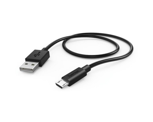 Кабель Hama 00178328 micro USB B (m) USB A(m) 0.6м черный