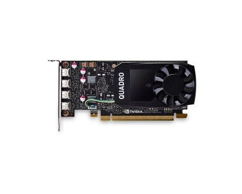Видеокарта NVIDIA QUADRO P1000 (VCQP1000BLK-5) 4GB,PCIEX16 GEN3