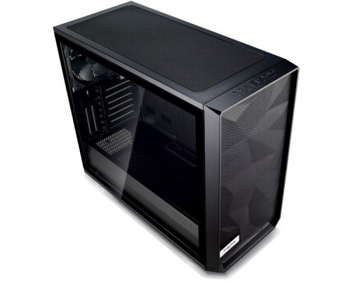 Корпус Fractal Design Meshify S2 Blackout TG Dark черный без БП E-ATX 5x120mm 4x140mm 2xUSB3.0 audio bott PSU