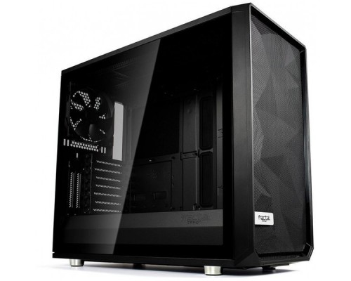 Корпус Fractal Design Meshify S2 Blackout TG Dark черный без БП E-ATX 5x120mm 4x140mm 2xUSB3.0 audio bott PSU