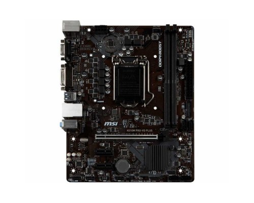 Материнская плата MSI H310M PRO-VD PLUS S1151 H310 PCI-E PCI-E Dsub+DVI GbLAN SATA MicroATX 2DDR4