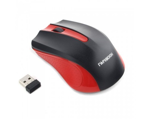 Мышь Мышь беспроводная Гарнизон GMW-430R, чип X, красный, 1200 DPI, 2 кн.+ колесо-кнопка, блистер