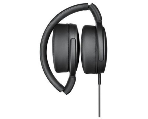 Наушники Sennheiser/ накладные складные закрытые 18-20000Гц съемный кабель 1,4м, угловой jack 3.5мм, 120дБ, микрофон, черные, 508598