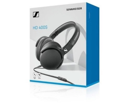 Наушники Sennheiser/ накладные складные закрытые 18-20000Гц съемный кабель 1,4м, угловой jack 3.5мм, 120дБ, микрофон, черные, 508598