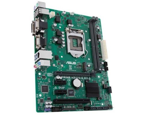 Материнская плата ASUS PRIME H310M-C R2.0/CSM S1151 H310 PCI-E Dsub+DVI GbLAN SATA Micro-ATX 2DDR4 (RTL)