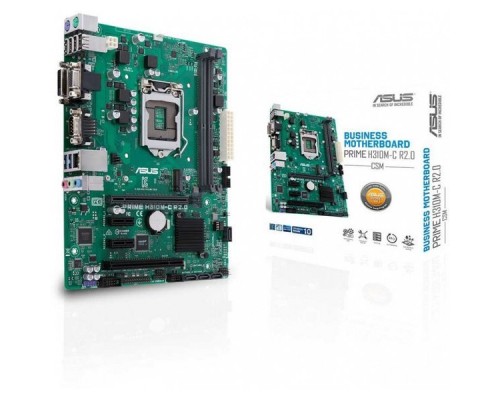 Материнская плата ASUS PRIME H310M-C R2.0/CSM S1151 H310 PCI-E Dsub+DVI GbLAN SATA Micro-ATX 2DDR4 (RTL)