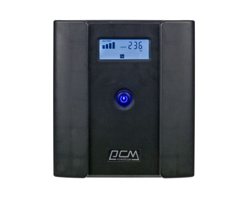 ИБП PowerCom RPT-1500AP-LCD (1500VA/900W, LCD, USB, AVR, RJ11, RJ45, 4xSchuko)