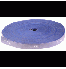Хомут-липучка TWT шириной 20 мм, 30 м, синий                                                                                                                                                                                                              
