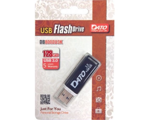 Флеш Диск Dato 128Gb DB8002U3 DB8002U3K-128G USB3.0 черный