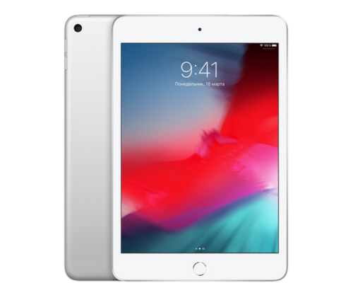 Планшет Apple iPad mini Wi-Fi + Cellular 64GB - Silver (MUX62RU/A)  (2019) 7.9