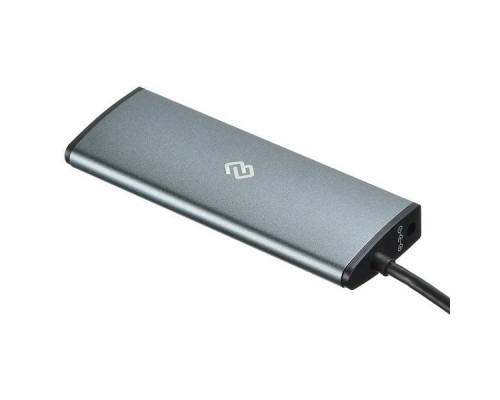 Разветвитель USB-C Digma HUB-4U3.0-UC-G 4порт. серый