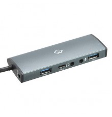 Разветвитель USB-C Digma HUB-2U3.0СAU-UC-G 5порт. серый                                                                                                                                                                                                   