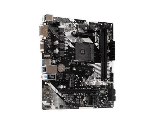 Материнская плата AMD B450 SAM4 MATX B450M-HDV R4.0 ASROCK