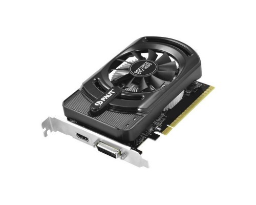 Видеокарта 4Gb PCI-E DDR5 Palit PA-GTX1650 StormX OC 4G DVI+HDMI (RTL)