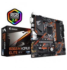 Материнская плата B365 S1151 MATX B365 M AORUS ELITE GIGABYTE                                                                                                                                                                                             