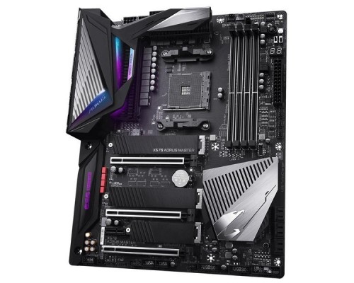 Материнская плата GigaByte X570 AORUS MASTER SAM4 AMD X570 3xPCI-E 2xGbLAN SATA  ATX 4DDR4 (RTL)