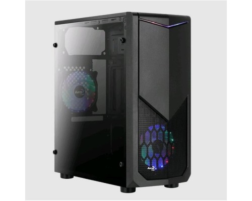 Корпус Aerocool TOMAHAWK-A , ATX, без БП, окно из акрила, 202x440.5x399мм (ШxГxВ), USB3.0 x1, USB2.0 x2, установлен 1х 12см LED вентилятор