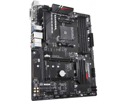 Материнская плата GigaByte B450 GAMING X SAM4 AMD B450 2xPCI-E DVI+HDMI GbLAN SATA RAID ATX 4DDR4 (RTL)