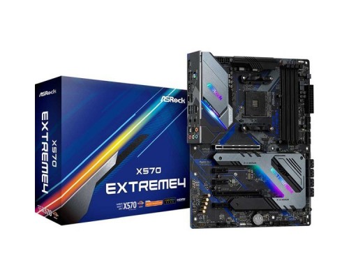 Материнская плата X570 EXTREME4, Socket AM4, AMD X570, 4xDDR4-3200, HDMI, 2xPCI-Ex16, 3xPCI-Ex1, 8xSATA3(RAID 0/1/10), 3xM.2, 8 Ch Audio, GLan, (0+4)xUSB2.0, (7+4)xUSB3.2, (1+1)xUSB3.2 Type-C™, 1xPS/2, ATX, RTL