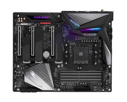Материнская плата GigaByte X570 AORUS MASTER SAM4 AMD X570 3xPCI-E 2xGbLAN SATA  ATX 4DDR4 (RTL)