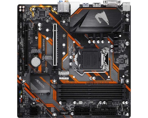 Материнская плата B365 M AORUS ELITE, Socket 1151, Intel®B365, 4xDDR4-2666, DVI-D+HDMI+DP, 2xPCI-Ex16, 1xPCI-Ex1, 6xSATA3(RAID 0/1/5/10), 2xM.2, 8 Ch Audio, GLan, (2+4)xUSB2.0, (3+2)xUSB3.1, 1xUSB3.1 Type-C™, 1xPS/2, mATX, RTL