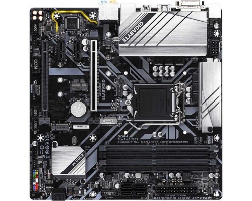 Материнская плата Gigabyte Z390 M S1151 Z390 2xPCI-E DVI+HDMI+DP GbLAN SATA RAID Micro-ATX 4DDR4 (RTL)