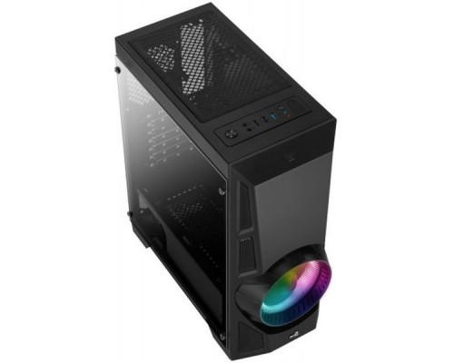 Корпус Aerocool Aero Engine RGB-G-BK-v2 черный без БП