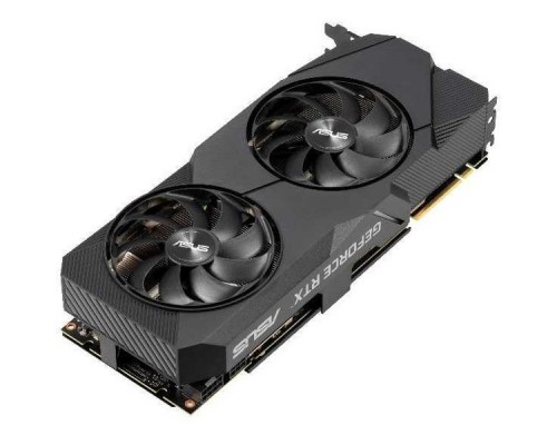 Видеокарта 8Gb PCI-E DDR6 ASUS DUAL-RTX2080-8G-EVO (RTL) DVI+HDMI+3xDP GeForce  RTX2080