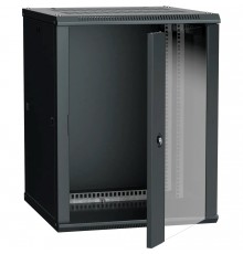 ITK Шкаф LINEA W 12U 600x600 мм дверь стекло, RAL9005                                                                                                                                                                                                     