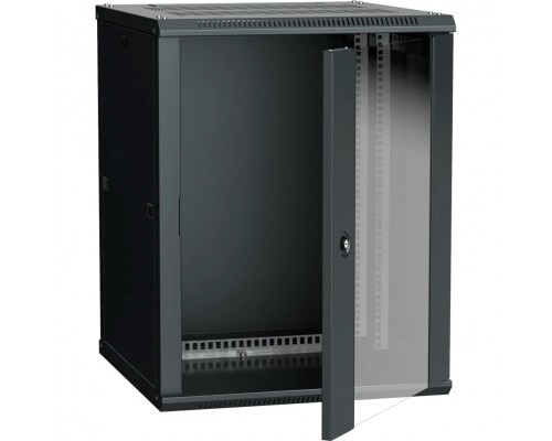 ITK Шкаф LINEA W 12U 600x600 мм дверь стекло, RAL9005