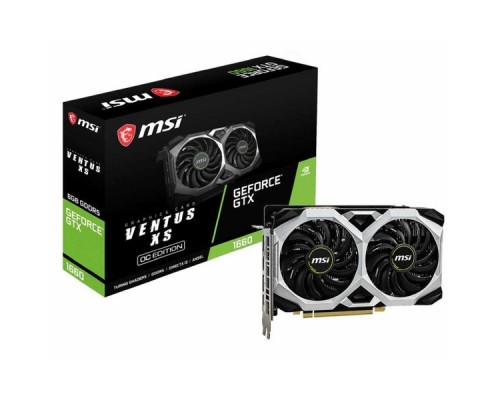 Видеокарта GTX 1660 VENTUS XS 6G OC  , RTL