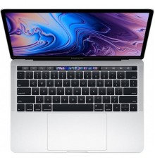 Ноутбук Apple 13-inch MacBook Pro, Touch Bar (2019), 2.4GHz quad-core 8thgen. Intel Core i5 TB up to 4.1GHz, 8GB, 256GB SSD, Intel Iris Plus Graphics 655, Silver                                                                                         