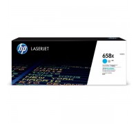 Оригинальный картридж hp W2001X № 658X голубой (28000стр.)                                                                                                                                                                                                