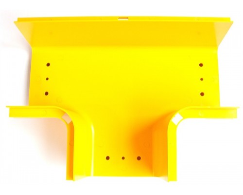 Т-соединитель оптического лотка 120 мм, желтый