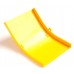 Крышка внешнего изгиба 45° оптического лотка 120 мм, желтая