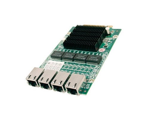 Сетевое оборудование Caswell NIP-51041 (A7871090)   Caswell Сетевой адаптер PCIe Gen2.0 x4, 4x 1GbE RJ-45 Ethernet Ports, Intel i350-AM4 LAN Controller