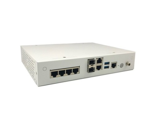 Платформа системного блока CAF-0262 Caswell Fanless Desktop Appliance CPU:Intel Atom (Denverton) C3338/C3558 Series Processor, Memory:DDR4, Ethernet Ports:2x Copper/SFP Ethernet Combo Ports, 4x Ethernet RJ45 Ports with 2 Pairs Bypass