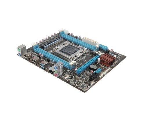 Материнская плата X79F-2011BK2/X79F-2011CK2, Socket 2011 (XEON CPU), Intel®X79, 4xDDR3-1600, 1xPCI-Ex16, 1xPCI-Ex1, 4xSATA, 6 Ch Audio, Lan, (4+2)USB2.0, (2+2)USB3.0, 1xPS/2, mATX, OEM