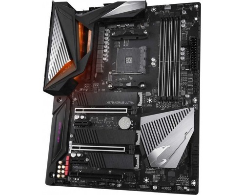 Материнская плата X570 AORUS ULTRA, Socket AM4, AMD X570, 4xDDR4-3200, HDMI, 3xPCI-Ex16, 2xPCI-Ex1, 6xSATA3(RAID 0/1/10), 3xM.2, 8 Ch Audio, GLan, Wi-Fi 802.11, (4+4)xUSB2.0, (5+4)xUSB3.2, (1+1)xUSB3.2 Type-C™, ATX, RTL