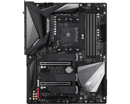 Материнская плата X570 AORUS ULTRA, Socket AM4, AMD X570, 4xDDR4-3200, HDMI, 3xPCI-Ex16, 2xPCI-Ex1, 6xSATA3(RAID 0/1/10), 3xM.2, 8 Ch Audio, GLan, Wi-Fi 802.11, (4+4)xUSB2.0, (5+4)xUSB3.2, (1+1)xUSB3.2 Type-C™, ATX, RTL