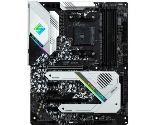 Материнская плата ASROCK X570 STEEL LEGEND, Socket AM4, AMD X570, 4xDDR4-3200, HDMI+DP, 2xPCI-Ex16, 3xPCI-Ex1, 8xSATA3(RAID 0/1/10), 3xM.2, 8 Ch Audio, GLan, (0+4)xUSB2.0, (7+4)xUSB3.2, (1+0)xUSB3.2 Type-C™, 1xPS/2, ATX, RTL