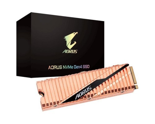 Жесткий диск SSD M.2 2280 1TB Gigabyte AORUS Client SSD GP-ASM2NE6100TTTD PCIe Gen4x4 with NVMe, 5000/4400, IOPS 750/700K, MTBF 1.8M, 3D TLC, 1024MB, 1800TBW, NVMe 1.3, RTL  (805784)